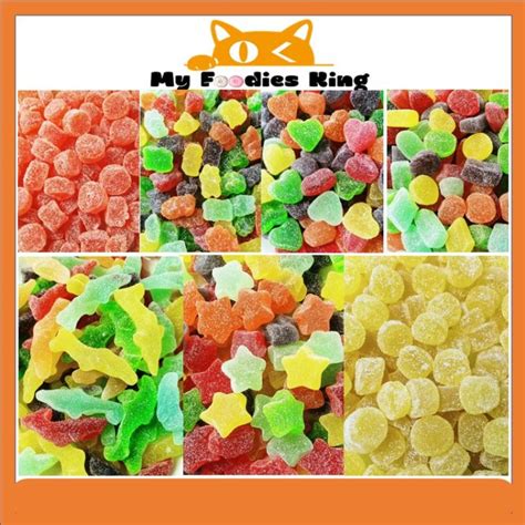 100g Jelly Sweet Candy Mixed Pastilles Gula Gula My Foodies King