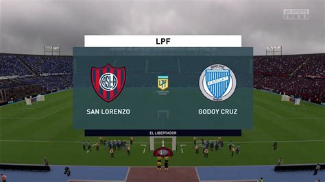 FIFA 23 San Lorenzo Vs Godoy Cruz LPF Gameplay YouTube