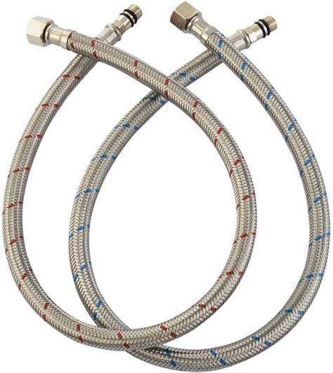 Sink Faucet Supply Line Extension 24 Inch C38 Braided Stainless Steel