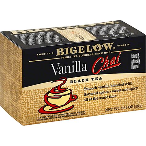 Bigelow Vanilla Chai Tea Nutrition Facts Besto Blog