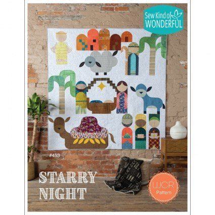 Starry Night Nativity Quilt Pattern