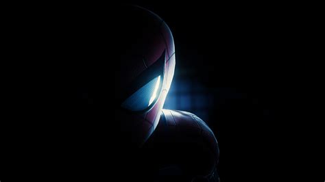 4K, spiderman, mask, half, ps HD Wallpaper