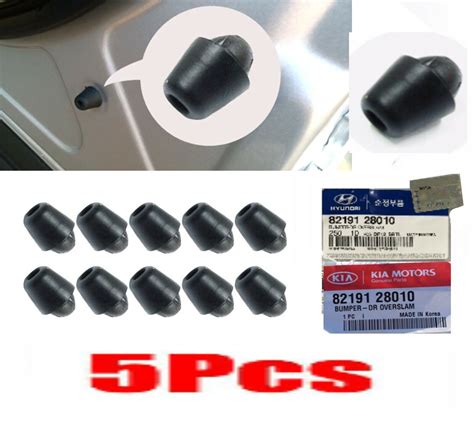 5 PCS Genuine HYUNDAI KIA 8219128010 Bumper Door Overslam Rubber