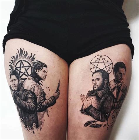 Supernatural Castiel Tattoo