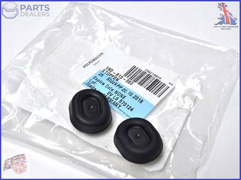 2x GENUINE AUDI A1 A3 SEAT SKODA VW POLO GOLF BENTLEY RUBBER BUNGS ...