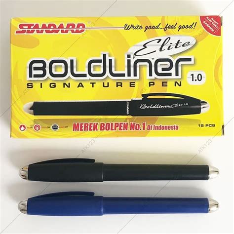 Jual Jual Pulpen Standard Boldliner Elite Signature Pen Blue