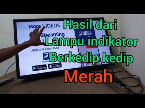 TV LED SHARP BERKEDIPKEDIP Carabukaservismode YouTube