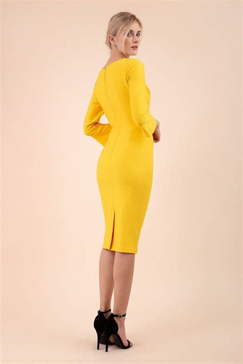 Seed Orla Asymmetric Pencil Dress Pencil Dress Perfect Cocktail