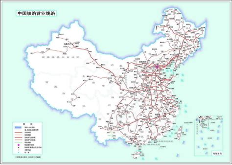 全国铁路线路图火车路线查询全国铁路地图