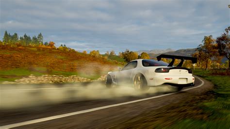 Forza Horizon 4 Mazda Rx 7 Mazda Drifting Sports Car Mazda Rx 7 Fd Pop Up Headlights Wallpaper