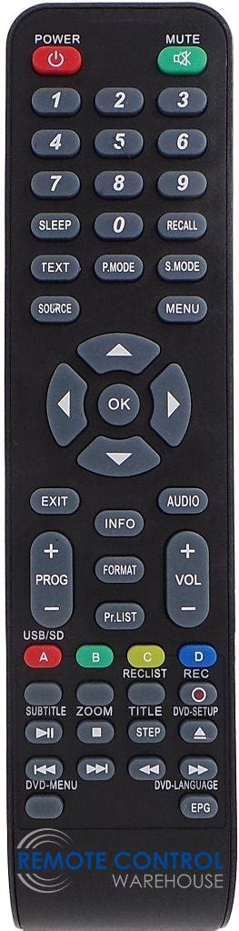 VIVO LEDTV32DHD TV REPLACEMENT REMOTE CONTROL – Remote Control Warehouse