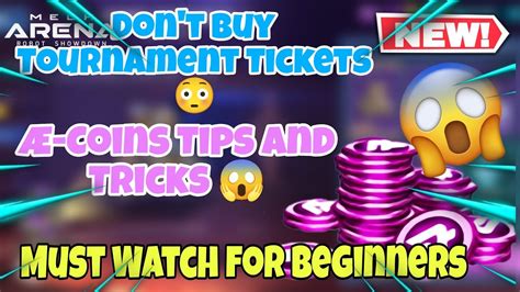 Æ Coins Tips and Tricks Don t buy Tournament Tickets Mech Arena