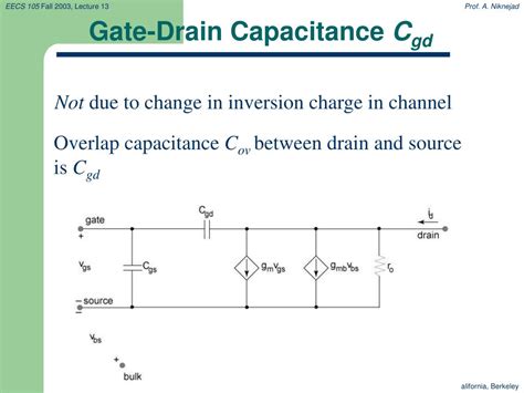 Ppt Lecture 13 Part I Mos Small Signal Models Powerpoint Presentation Id 6518516