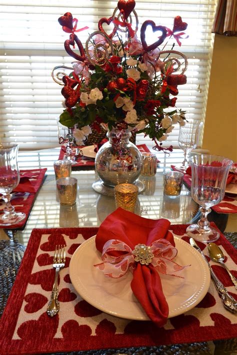 Kristen S Creations Valentine Tablescape Valentines Day Tablescapes