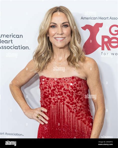 Sheryl Crow Wearing Dress By Michael Ngo Attends American Heart Association’s Go Red For Women