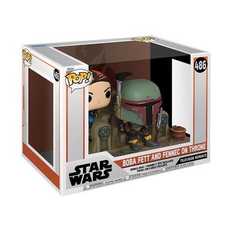 Funko Pop Boba Fett And Fennec Shand On The Throne The