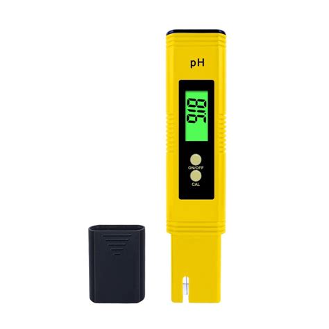 Medidor De Ph Digital Peachimetro Phmetro Portatil Amarillo Jhomasaja