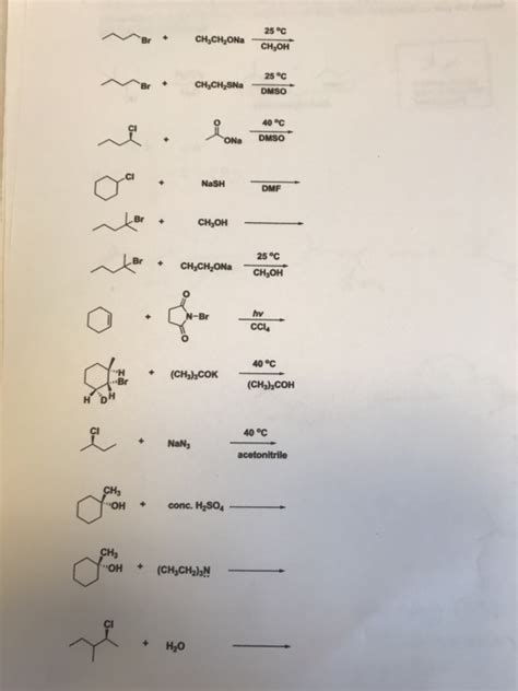 Solved E 2 CN C 25 C NaCN DMSO Br SN 2 NaCN DMSO Na DMSO Chegg