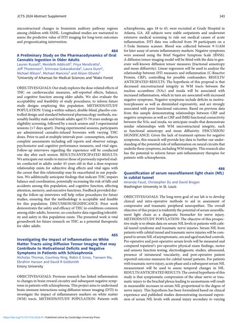 PDF 485 Investigating The Impact Of Inflammation On White Matter