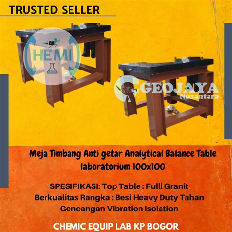 Jual Meja Timbang Anti Getar Analytical Balance Table Laboratorium