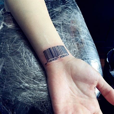 20 Graphic Barcode Tattoos Barcode Tattoo Small Tattoos Small