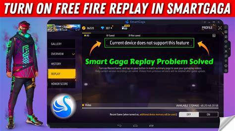 How To Free Fire Replay ON In Smartgaga Free Fire Replay Not On