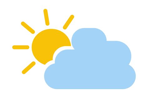 Weather Icon Sun And Cloud Icon 23258081 PNG