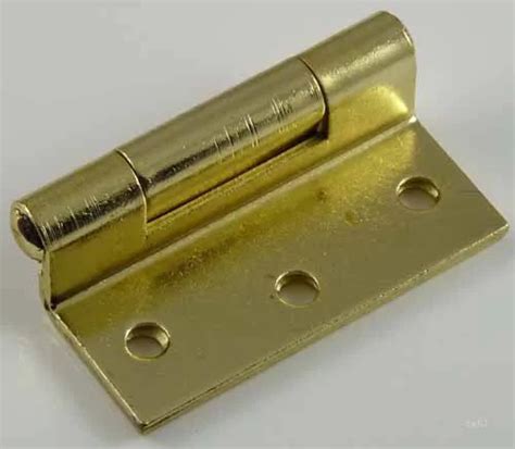 63mm Stormproof Hinge Electro Brass Construction Supplies