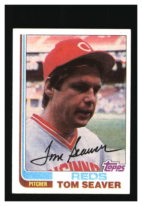 Topps Tom Seaver Cincinnati Reds Ebay