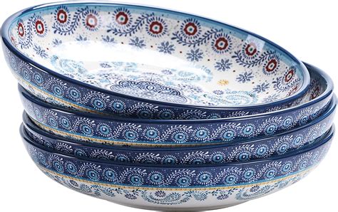 Amazon Deecoo Porcelain Bowls Set Ounce Piece For Cereal