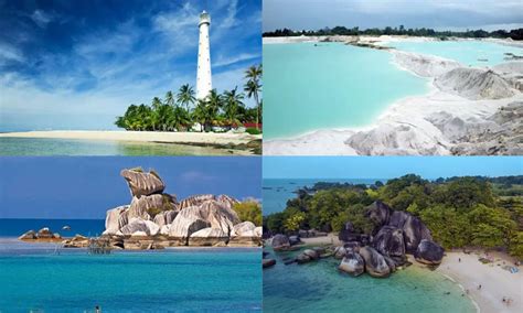 wisata alam  belitung  indah  memukau