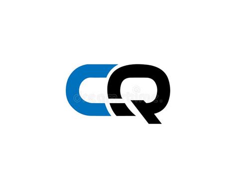 letter cq logo icon stock vector illustration  vector