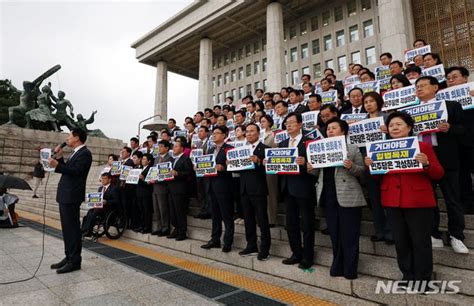 탄핵 남발 더불어민주당 규탄대회 네이트 뉴스