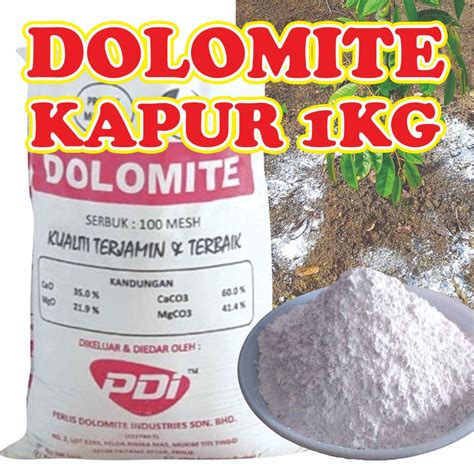 Dolomite Kapur Pertanian Membaiki Kandungan PH Kandungan Tanah Organik