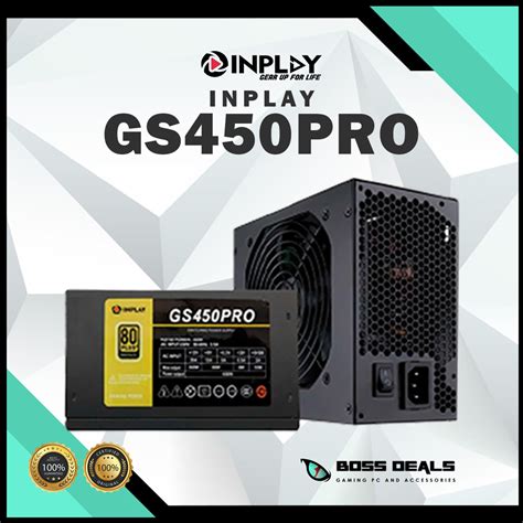 INPLAY GS450PRO PSU 80 BRONZE RATED POWER 450W Lazada PH