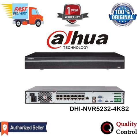 Dahua DHI NVR5232 4KS2 32 Channel 1U 4K H 265 Pro Network Video