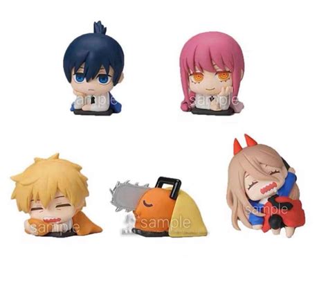 Chainsaw Man Gacha Gashapon Capsule Denji Power Angel Aki Set Of 5 Hobbies And Toys Toys And Games