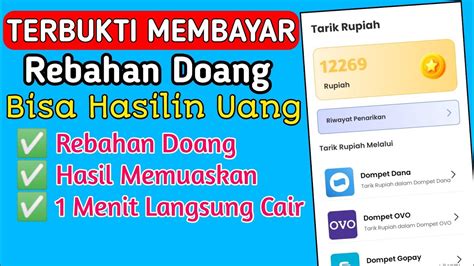 LAGI VIRAL APLIKASI GAME PENGHASIL UANG SALDO DANA GRATIS 2023