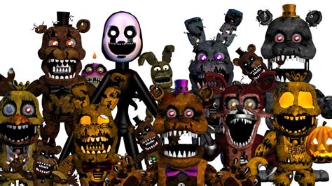 Adventure Classic Nightmare Animatronics Part 2 Fnaf Speed Edit