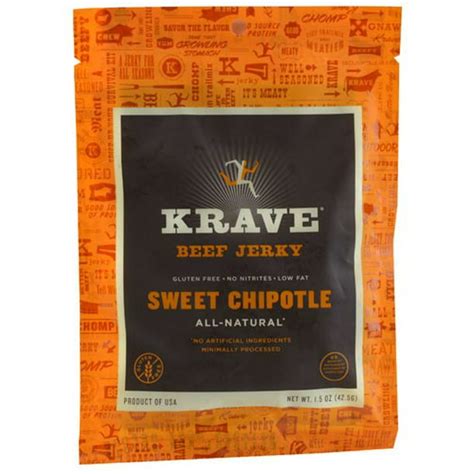 Krave Beef Jerky Sweet Chipotle 1 5 Oz