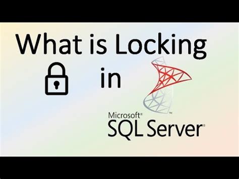 Locking In Sql Server With Demo Why Do We Need Locking Sql