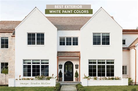 Best Exterior White Paint