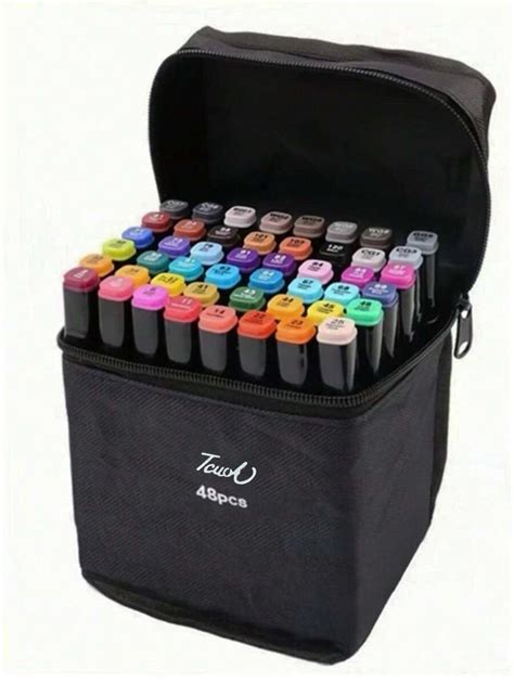 Pcs Personalized Dual Tip Acrylic Watercolor Marker Set For