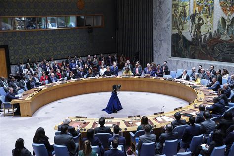 Un Security Council Votes On Us Gaza Ceasefire Resolution Daily Trust