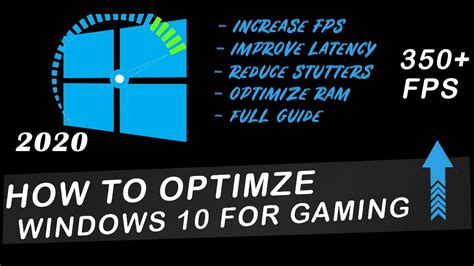 How To Optimize Windows 10 For Gaming Performance YouTube