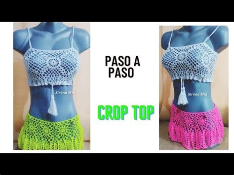 Como Hacer Crop Top Tejido A Crochet Paso A Paso