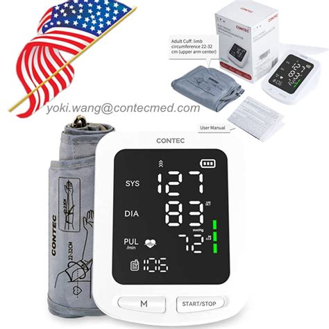 Contec E Nibp Machine Digital Upper Arm Led Blood Pressure Monitor