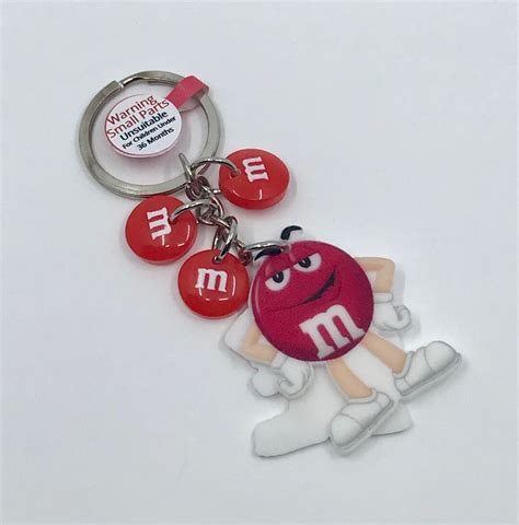 Red Mandm Character And Sweets Etsy