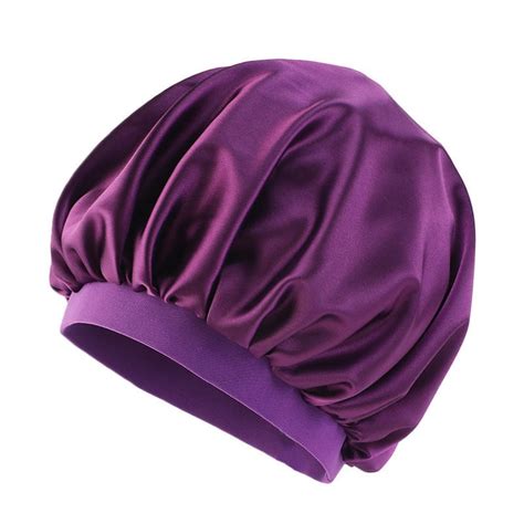 Shiyao Shiyao Satin Lace Sleeping Hat Night Sleep Cap Hair Care Satin