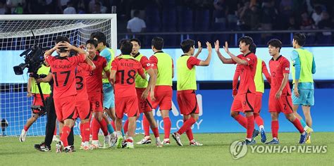 Ag대회 3연패 도전하는 한국 축구 연합뉴스